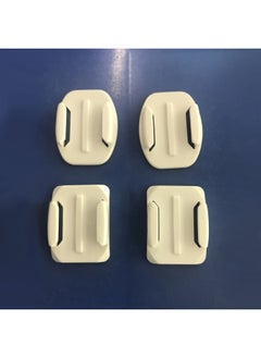 Plane Cambered Helmet Plastic Base For GOPRO Camera Accessories DJI Accessories (Specials)-Color:White