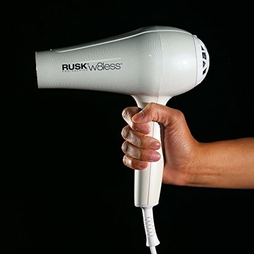 RUSK Engineering W8less Professional 2000 Watt Dryer, 7 Speed Settings, Lightweight. - Image 4