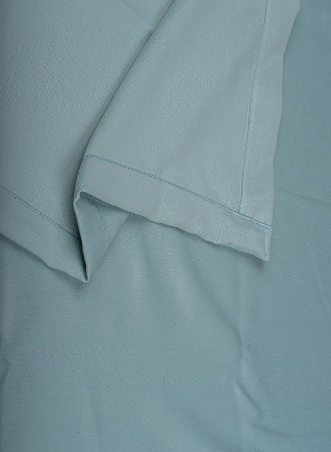 Curtains & Rods Flafy Luxury Blackout Curtains - Thermal Insulated Room Darkening Fabric - Smart Multi-Way Header for Three Hanging Options (300cm W × 280cm L, Mint) - Image 5