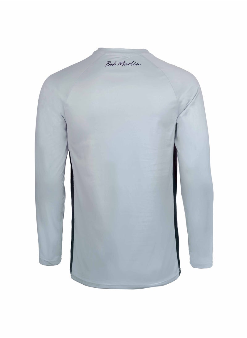 BOB MARLIN Marlin Performance Shirt Bm Grey-3Xl  - Image 2
