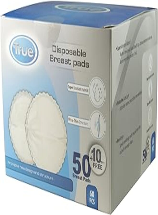 True disposable breast pads - 60 pieces