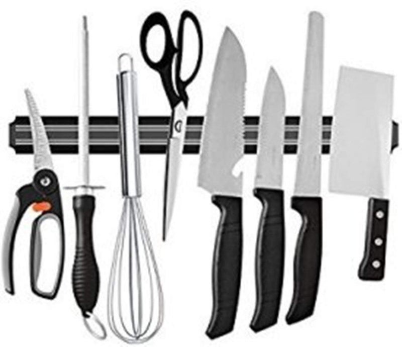 ZURITY Multipurpose Use Magnetic Knife Holder for Kitchen Home Workshops Tools Magnetic Strip for Utensil 1PcsMulticolor - Image 5