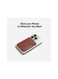 MOFT حامل محفظة لهاتف iPhone 14/13/12 Series المتوافق مع 3 زوايا عرض، بني سيينا  - Image 4