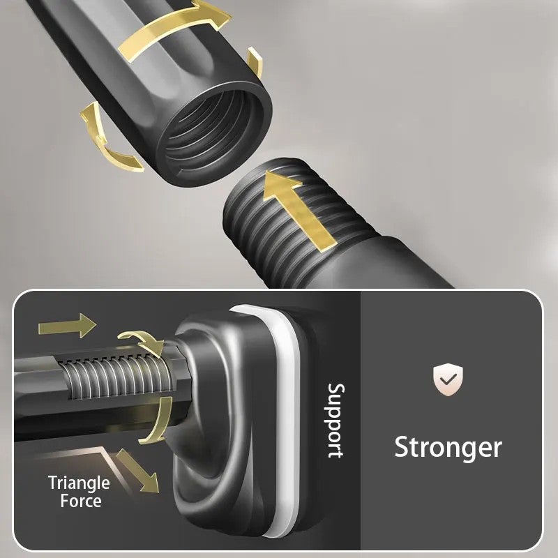 Bluejw High Quality Extensible Curtain Rod Set: Varied Finials, Mass Production, Plus Shower Curtain Rings - Image 5