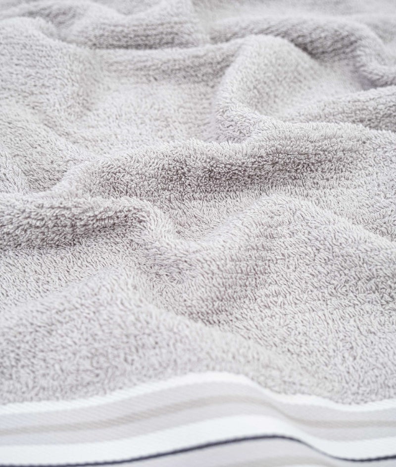 Limira 2'li Gri Çeyiz Havlu Seti 50x90-90x150 2262 50 x 90 - 90 x 150 - Image 5
