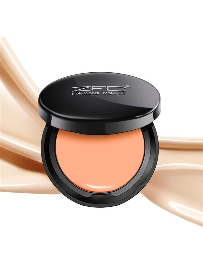 ZFC Foundation Makeup Cream, Medium-to-Full Coverage Foundation Concealer, Long Lasting Waterproof Up to 12HR Hybrid Setting Powder， Matte Finish, 0.67 oz,1 Count - Image 1
