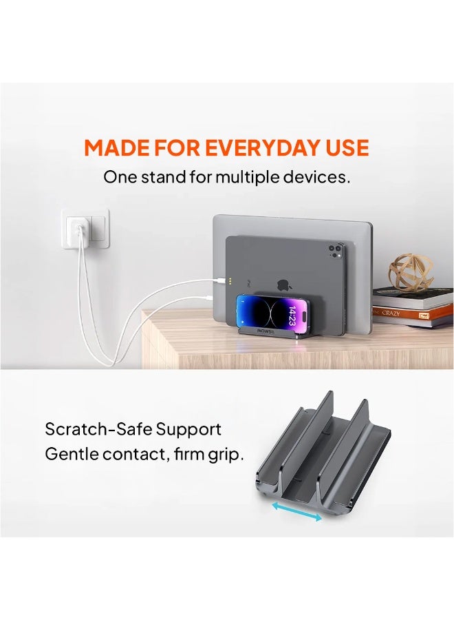 Mowsil Vertical Laptop Stand - Image 2