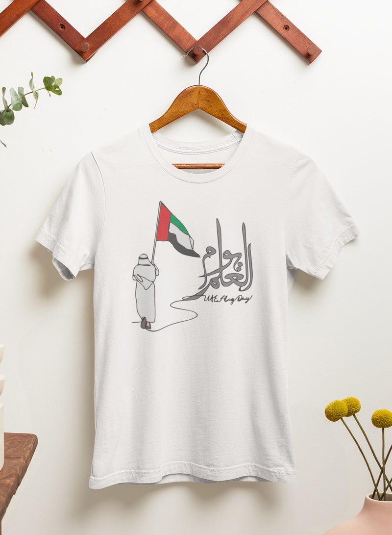 ZOOM تي شيرت يوم علم الإمارات للأطفال والبالغين