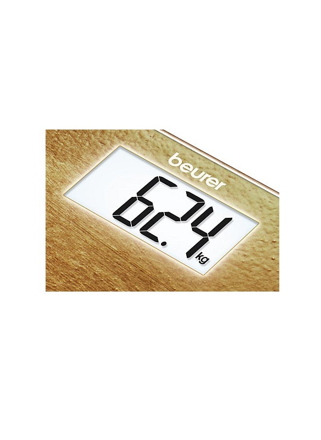 Beurer - Beurer Gs203 Rust Body Weight Digital Glass Scale Wooden Pattern - Image 1