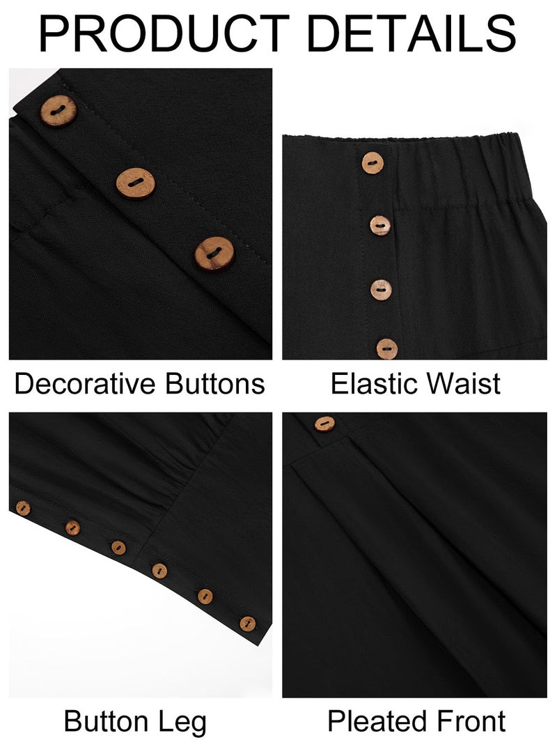 Runcati Mens Medieval Pirate Pants Renaissance Viking Ankle Ren Faire Pants Colonial Gothic Halloween Costume Trousers - Image 5