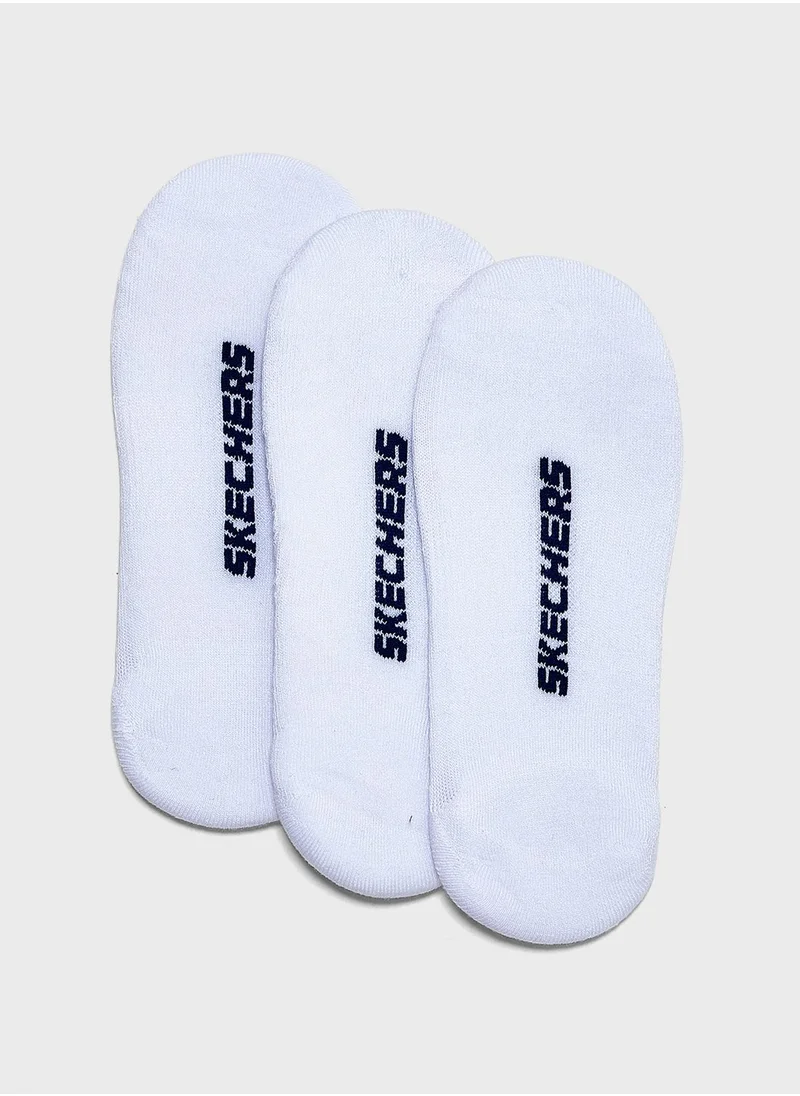 SKECHERS 3 Pack No Show Socks