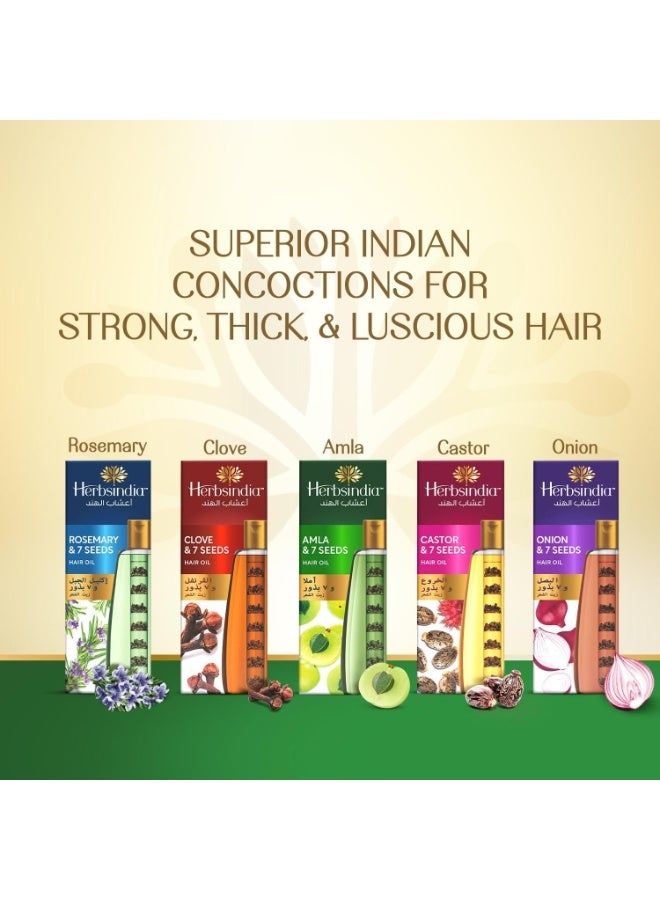 Herbsindia Hair Oil With Amla & 7 Seeds 280ML - Image 3