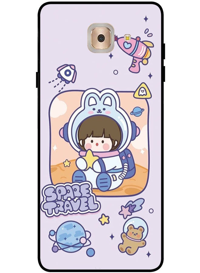 Protective Case Cover For Samsung Galaxy J7 Max Smart Series Printed Protective Case Cover for Samsung J7 Max Space Travel