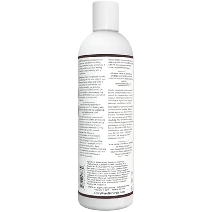 OKAY COCONUT DEEP MOISTURIZINGCONDITIONER, 12OZ - Image 3
