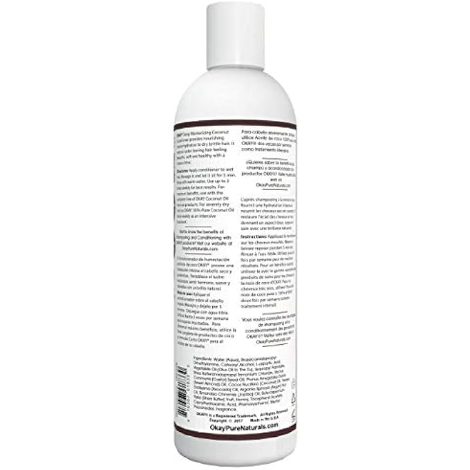 OKAY COCONUT DEEP MOISTURIZINGCONDITIONER, 12OZ - Image 2