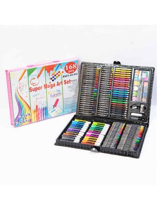 Kids Drawing and Coloring Kit - 168 Pieces - Super Mega Art Set - pzsku/Z5D782A43A533265138C5Z/45/1744381729/21f7832f-38f7-4b96-a240-bd29392ae302