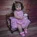 GYCV Reborn Toddler Dolls Girl 24 Inch Lifelike Baby Doll Realistic Toddler Doll Girl Look Real Cute Fat Reborn Baby Weighted Real Life Baby Doll Toys with Accessories for Kids - Image 4