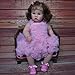 GYCV Reborn Toddler Dolls Girl 24 Inch Lifelike Baby Doll Realistic Toddler Doll Girl Look Real Cute Fat Reborn Baby Weighted Real Life Baby Doll Toys with Accessories for Kids - Image 2