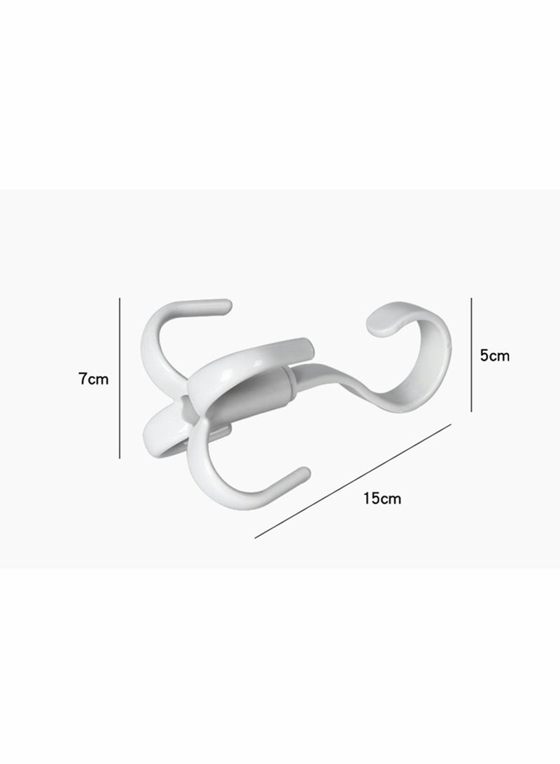 360 Degree Rotatable Hook Wardrobe Multi-Functional Bag Tie Hanger - Image 4