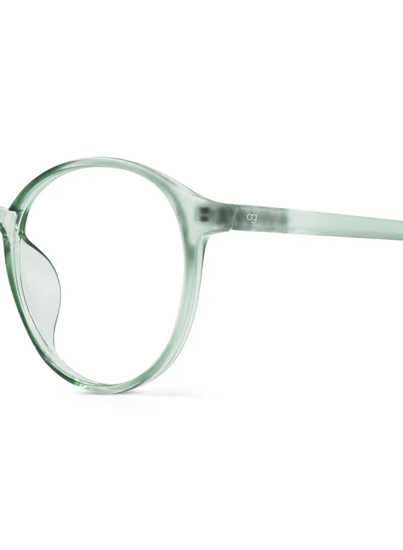 Woggles Analog Prism Round Blue Screen Glasses |Men & Women|100% UV Protection