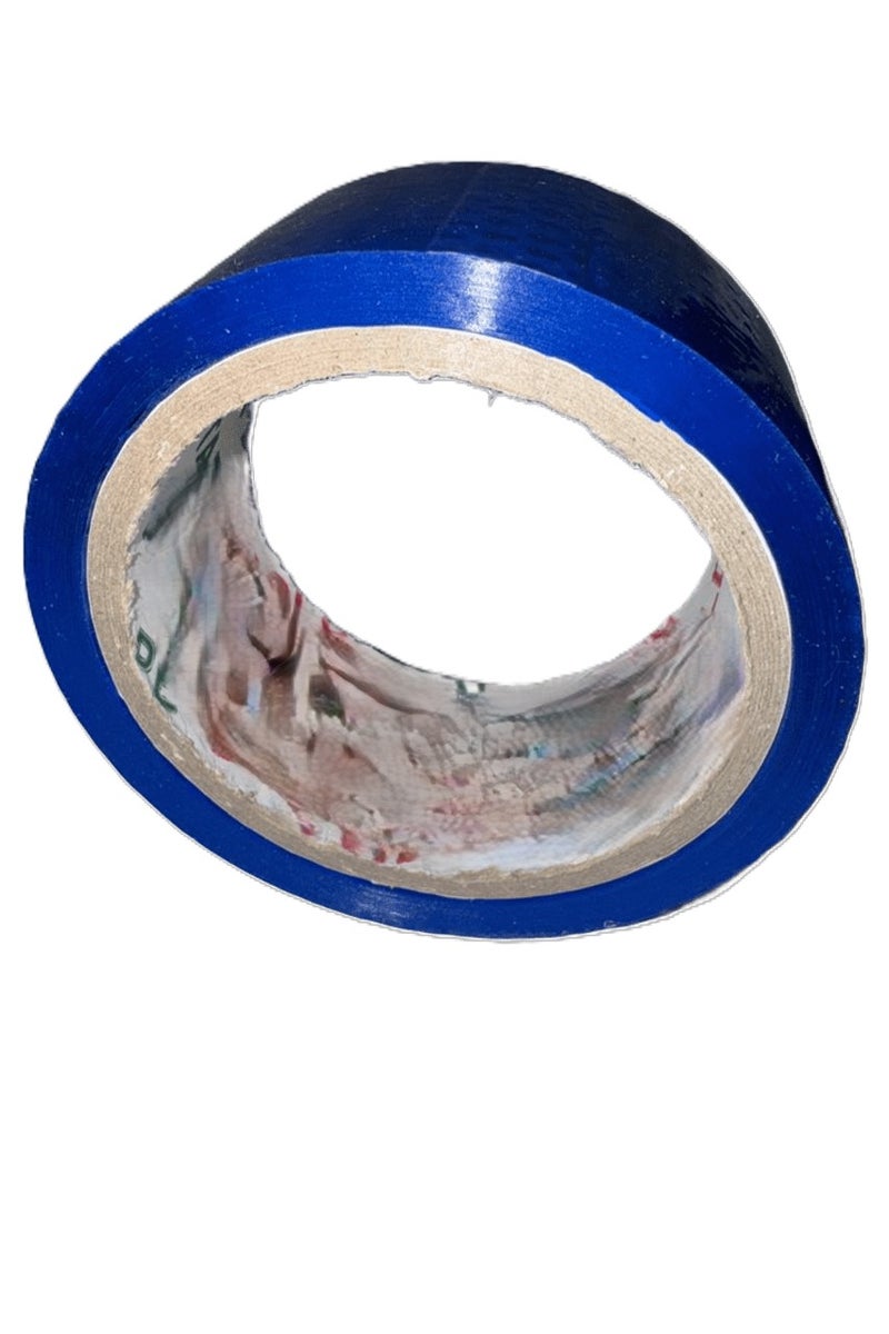Generic 6 Rolls of Colored Packaging Tape (Sellotape) (Blue) - 50m x 4.2cm - Strong adhesive to withstand heavy use - Colored Sellotape for wrapping cartons and shipping - Professional packaging for offices and stores Available in 6 colors.  - Image 2