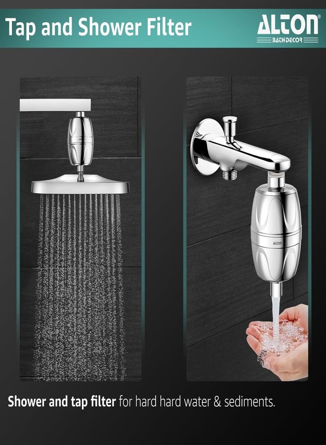ALTON FLT40120, 15-Stage Shower and Tap Filter for Hard Water, Black - Image 1