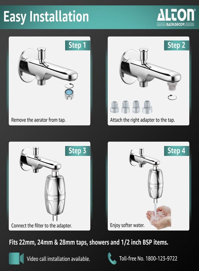 ALTON FLT40120, 15-Stage Shower and Tap Filter for Hard Water, Black - Image 5