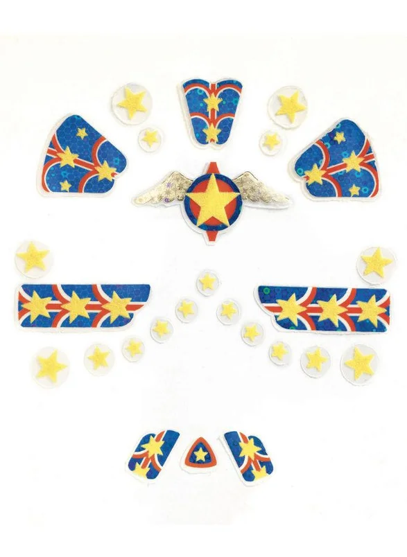 DJECO Superhero Face Stickers
