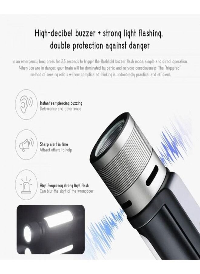Nextool - NexTool Rechargeable Outdoor Portable Torchlight 6-in-1 LED Flashlight 1000 Lumens Telescopic Light USB Charging Light Emergency Light Power Bank IPX4 Waterproof Night Light - Image 1