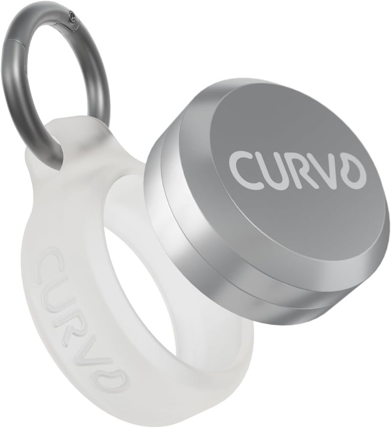 CURVD حقيبة حمل فاخرة من - حاوية مفتاح سفر متينة، منظم حبوب وعلبة حبوب للسفر، حامل صغير مقاوم للماء للحبوب، سدادات الأذن، المجوهرات، متوافقة مع - Image 1