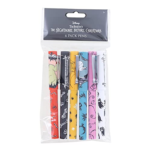 Innovative Designs Nightmare Before Christmas 6 Pack Pens with Sticky Note Tabs - Image 1