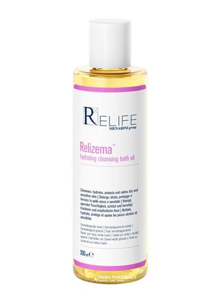 RELIFE Relife Relizema Hydrating Cleansing Bath Oil 200Ml 