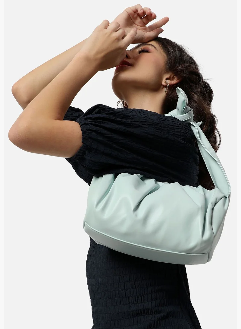 Haute Sauce Solid Zip Lock Duffel Bag with Handle detail