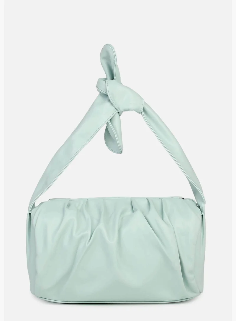 Haute Sauce Solid Zip Lock Duffel Bag with Handle detail
