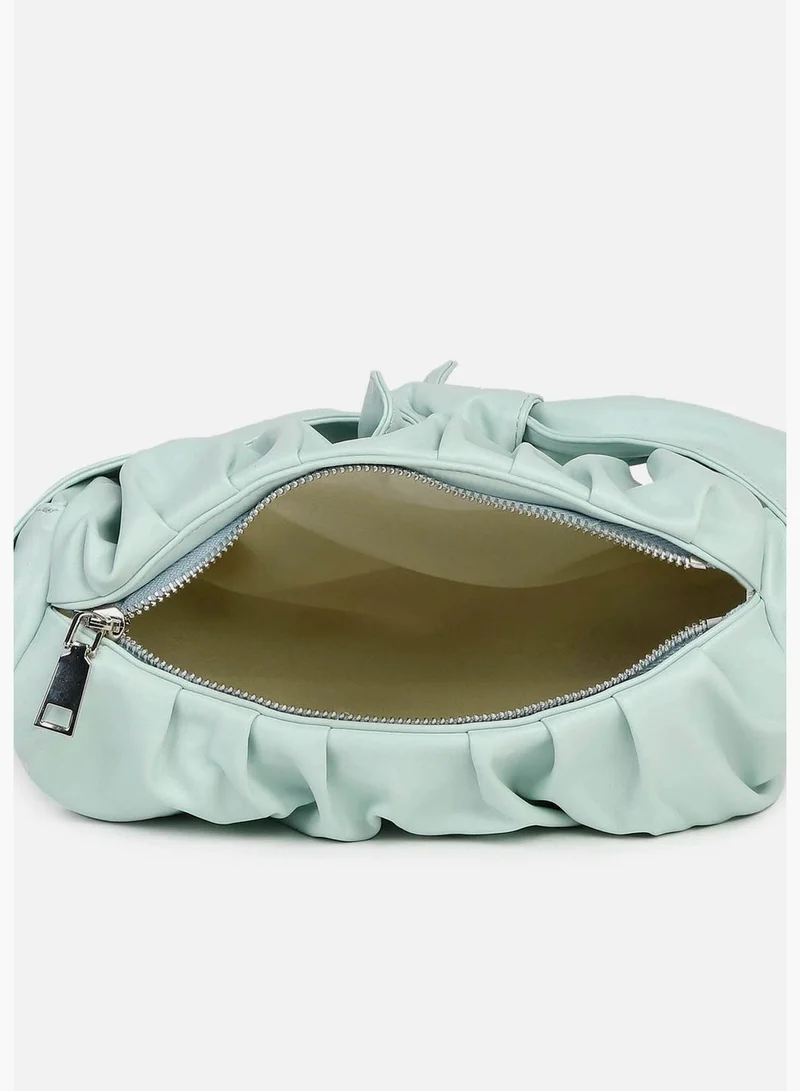 Haute Sauce Solid Zip Lock Duffel Bag with Handle detail