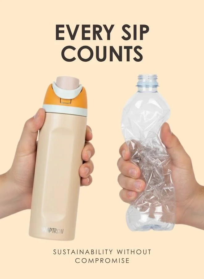 Casa Quesera SNAPTRON® Flip & Sip Insulated Stainless Steel Bottle