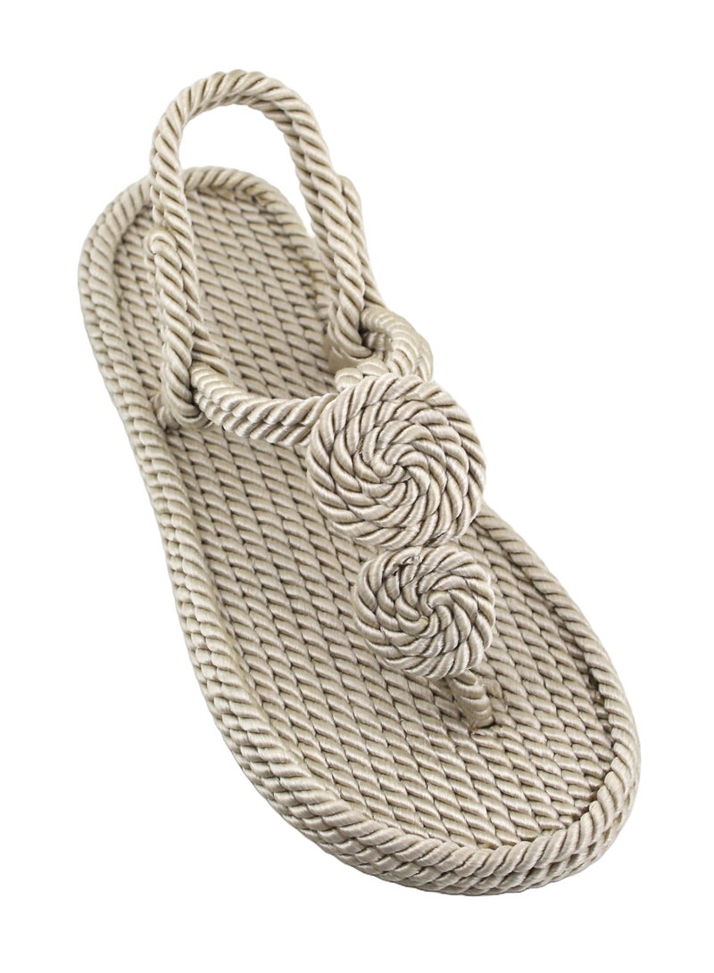 Mumka Rope Sandals Nomads Circle - Ivory White - Image 2