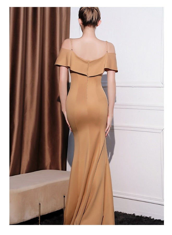 إسكدنيا فستان سهرة فرنسي فاخر ذات طابع أنيق - Image 2