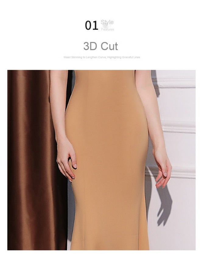 إسكدنيا فستان سهرة فرنسي فاخر ذات طابع أنيق - Image 5