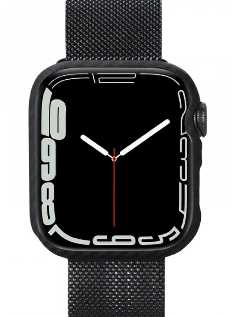 PITAKA Air Case for Apple Watch 49MM / Easy access to buttons and switches / Provides protection against scratches, drops, and bumps / Compatible with screen protectors less than 0.2mm thick - Black - Image 5