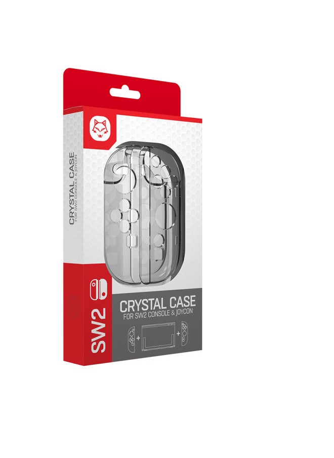 Generic SWITCH 2 Crystal Protection Box PC Thin Split Crystal Case Nintendo Host Transparent One-piece Protective Case-Product Color:Transparent-Model:sw2  - Image 3