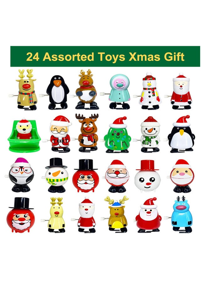 Cute Santa Claus Walking Shaking Head Snowman Toy Chain Buck Deer Gift Winding Up Toy/gift-Color:Coil Walking Fat Short Old Man - Image 5