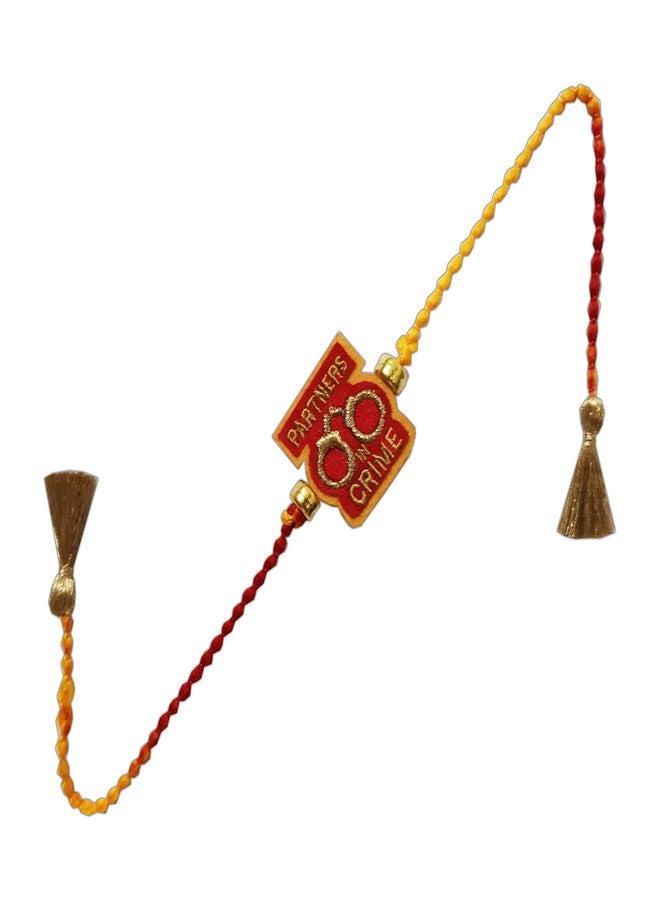 MASQ مجموعة MASQ من Q-One Designer Rakhi Combo مع رولي شوال ومولي للرجال (عبوة من 5) | سوار راكشا باندان مطرز يدويا للأخ (Rakhi_Bhaiya_bro_Partner_Bhai_Bestbro) - Image 2
