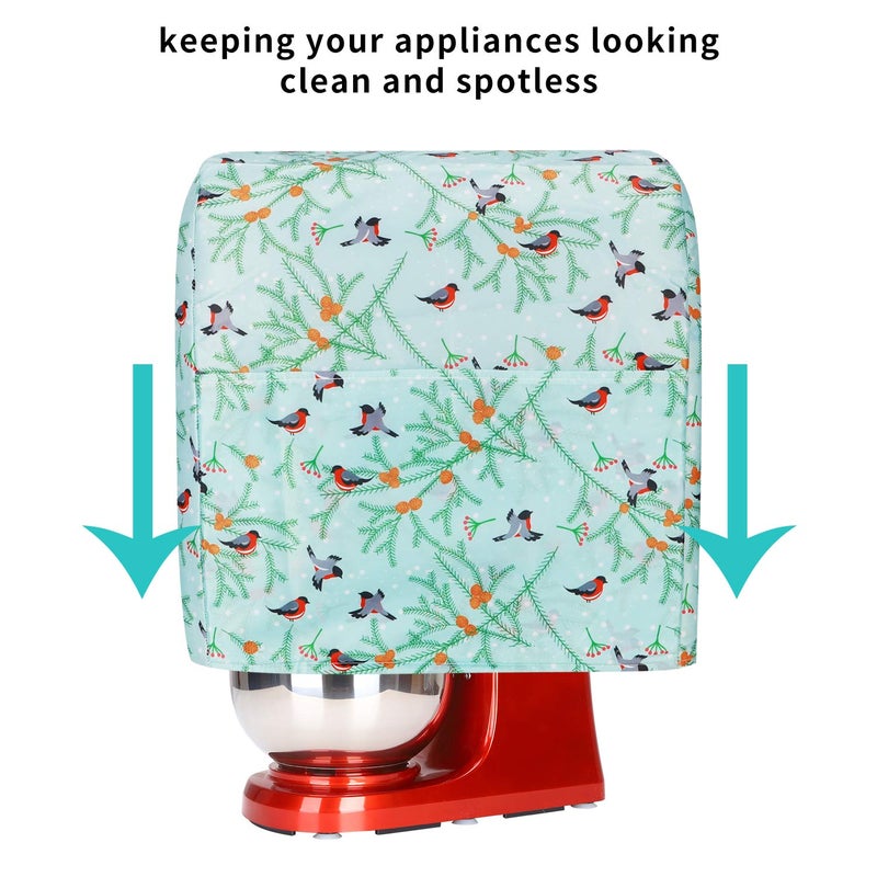 TUYUU Kitchen Aid Mixer Cover Compatible with 6-8 Quarts Kitchen Aid/Hamilton Stand Mixer/Tilt Head & Bowl Lift Model,Bird Print Mixer Cover Pioneer Woman Kitchen Accessories,Kitchen Aid Mixer Accessories - Image 4
