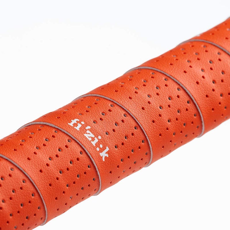 Fizik Tempo Microtex Classic,Road Bike Performance bar Tape, Orange, 2mm - Image 2