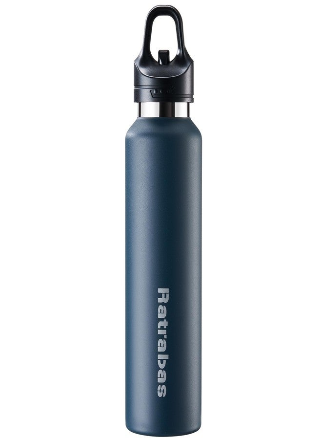 Ratrabas Insulated Water Bottle 21 OZ, Insulated Tumbler with One-Touch Open, Travel Water Bottle with Leak-Proof Design, Sports Water Bottle for Women & Men (Blue) - Image 1
