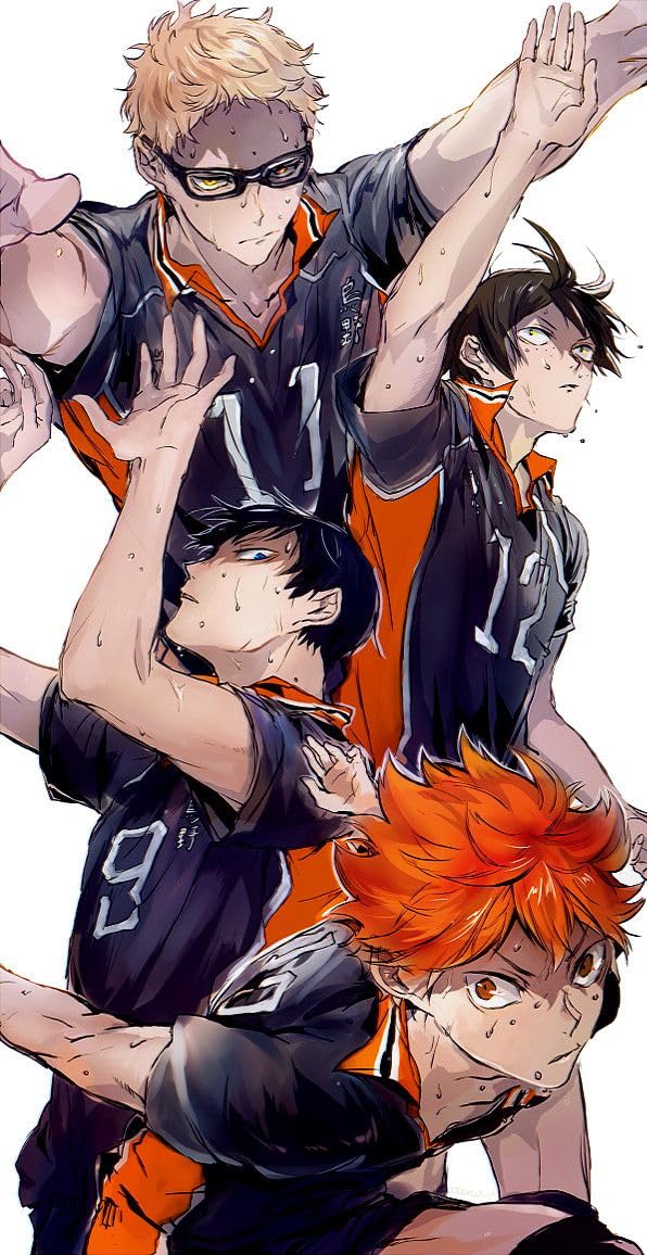 MOMENT PRINTS Haikyuu! Anime Poster - Anime Characters, 13x19 Inch, 300gsm Heavyweight Premium-Quality Print, Anime & Manga Artwork - Image 1