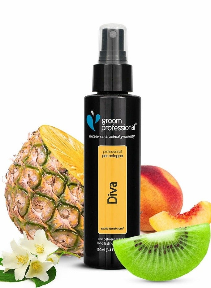 Bioline Groom Professional Diva Cologne (Perfume) [Volume - 100 ml, Flavor - Exotic Female Scent] - Image 1