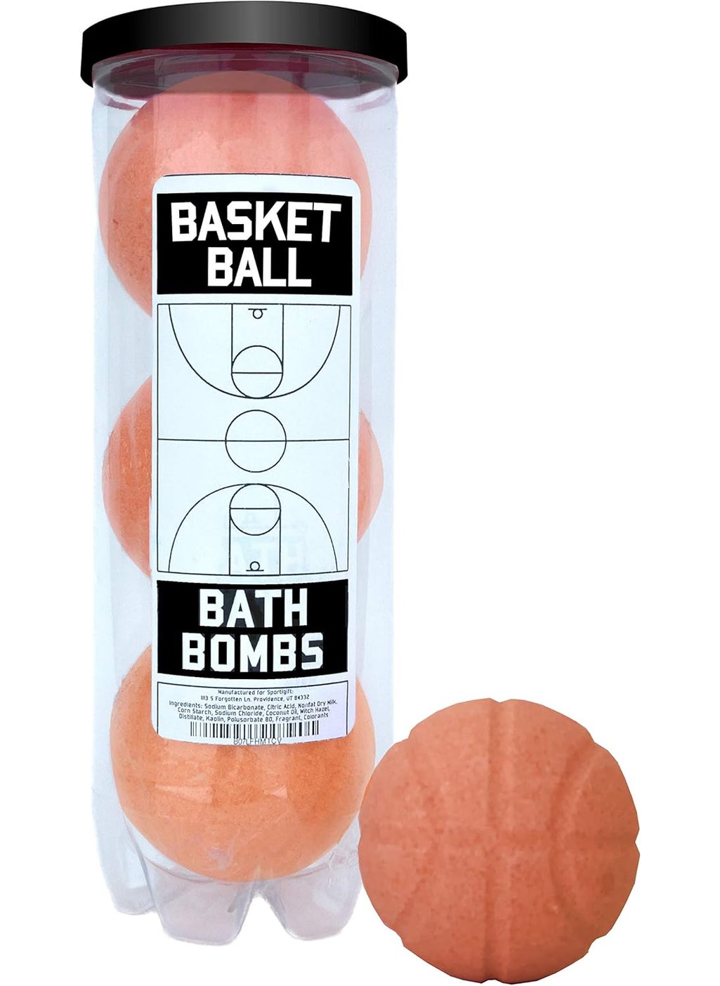 Sportigift Basketball Bath Bombs  3 Pack  Basketball Gifts for Boys  Girls Basketball Accessories for Boys Players Coaches Basketball Team Gifts Gifts for Basketball Players 