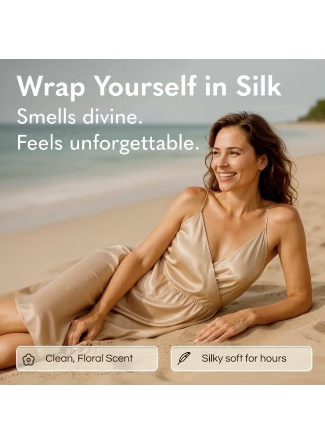 جودا زيت الجسم الحريري للمرأة - صيغة ترطيب مضادة للشيخوخة ، ترطيب الجلد الكريبي بعد الاستحمام ، مزيج عضوي معطر العناية بالبشرة الممتازة - Image 3